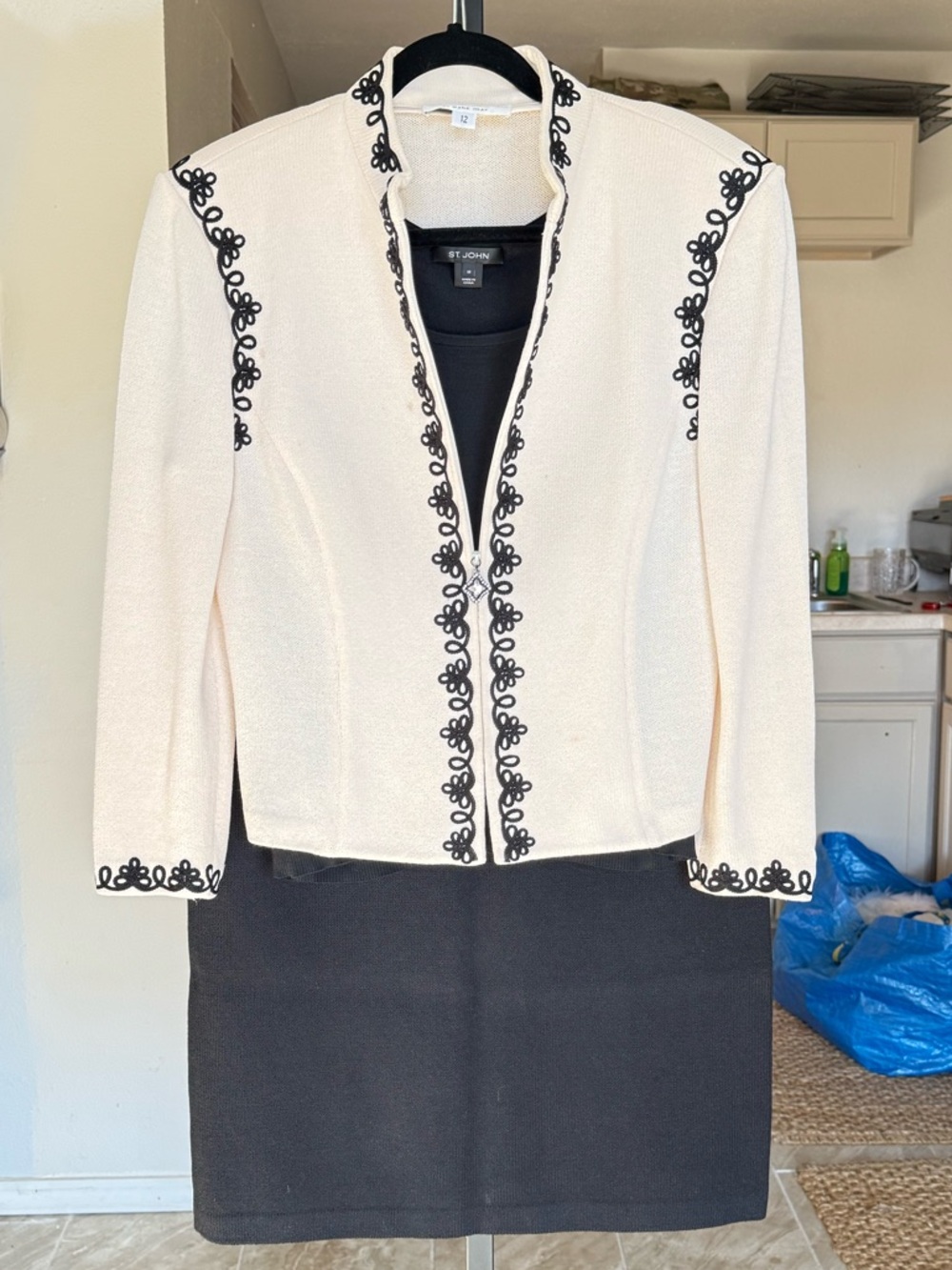 St. John Santana knit evening 3 piece set